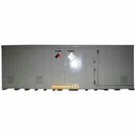 34'W x 8'D x 8' 4"H Hazmat Chemical Storage Building 64 Drum