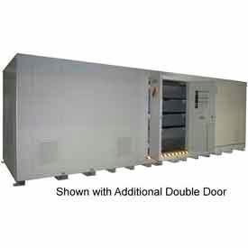 Securall® 42'W x 8' x 8' 4"H Agri Chemical Storage Building 80 Drum