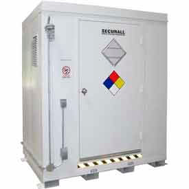 Securall 7'W x 5'D x 8' 4"H Agri-Chemical Storage Building 6 Drum