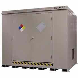 10'W x 8'D x 8' 4"H Hazmat Chemical Storage Building 16 Drum