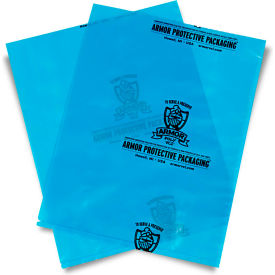 VCI Flat Bags, 24"W x 36"L, 4 Mil, Blue, 125/Pack
