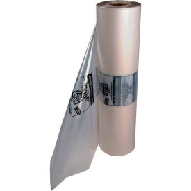 Gusseted Bags, 49"L x 46"W x 90"H, 4 Mil, Clear, 35/Roll
