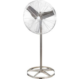 24" Washdown Pedestal Fan, 5,220 CFM, 1/4 HP, 1 Phase