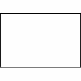 Rectangular Blank Paper Labels, 3"L x 2"W, White, Roll of 500