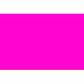 Rectangular Paper Labels, 6"L x 3"W, Fluorescent Pink, Roll of 250