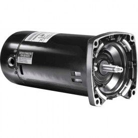 Pool & Spa, Square Flange, 1 HP, 1-Phase, 3450 RPM Motor EQC1102