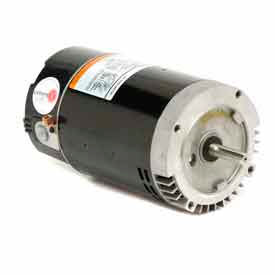 Pool Pump Motor, 3/4 / 1/10 HP, 1-Phase, 3450/1725 RPM, 56 C Flange, 6.5" Diameter