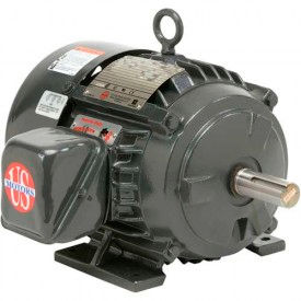 US Motors Hostile Duty TEFC, 3 HP, 3-Phase, 1760 RPM Motor