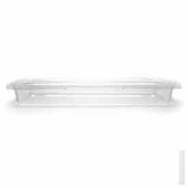 Food Storage Container, 26"L x 18"W x 3-1/2"H, Clear