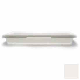 Food Storage Container, 26"L x 18"W x 3-1/2"H, Natural White