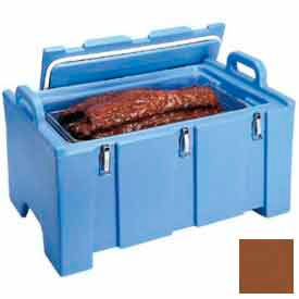 Food Pan Carrier for 12" x 20" Pans, 18 x 26-3/4 x 15, Capacity 40 Qts., Dark Brown