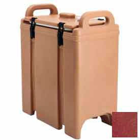 Camtainer Soup Carrier, Insulated, 3-3/8 Gal., 16-1/2x9x18-3/8, Brick Red