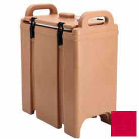 Camtainer Soup Carrier, Insulated Plastic, 3-3/8 Gal., 16-1/2x9x18-3/8, Hot Red