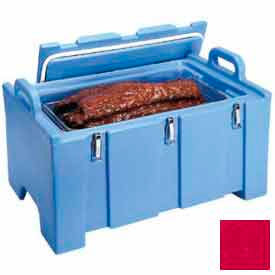 Food Pan Carrier for 12" x 20" Food Pans, 18 x 26-3/4 x 15, Cap. 40 Qts., Red