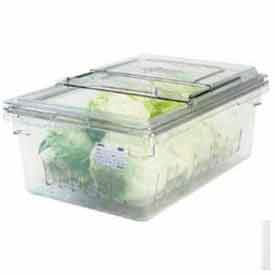 Colander Kit with Food Storage Box and Sliding Lid, 26"L x 18"W x 9"H, Clear