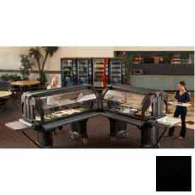 Versa Food Bars Serving Buffet, Cold Food, 60x36 Black