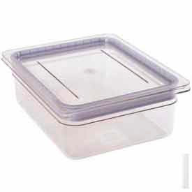 Griplid Stackable Food Pan, Fits Gn 1/3 Size, 12-3/4"L x 6-15/16"W, Clear