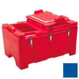 Food Pan Carrier for 12" x 20" Food Pans, 18 x 26-3/4 15-1/2, 40 Qt, Navy Blue