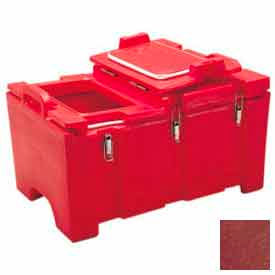 Food Pan Carrier for 12" x 20" Food Pans, 18 x 26-3/4x15-1/2, 40 Qt., Red