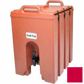 Camtainer Beverage Dispenser, Insulated, 11-3/4 Gal., 20-3/4x16-1/4x24-3/4, Red