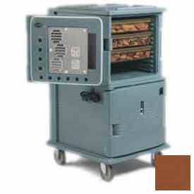 Ultra CamCart Heated Food Pan Carrier, Dark Brown, 220V, Front Loading