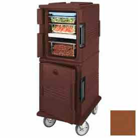 - Ultra CamCart Heated Food Pan Carrier, Heated Top Door, Front Loading, Brown