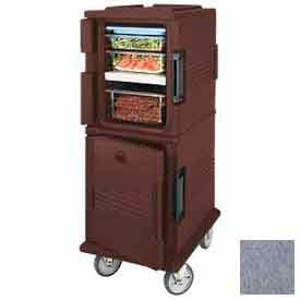 Ultra CamCart Heated Food Pan Carrier, Heated Top Door, Front Loading, Gray