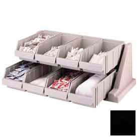Organizer Rack, with 8 Bins, Black