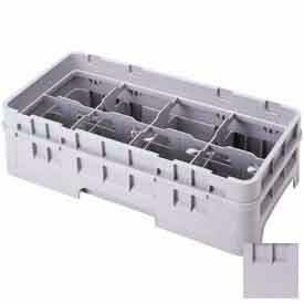 Full Drop Extender, Half Size, 8-Compartment, 19-3/4x10x2, Adds 1-5/8" To Height, Gray