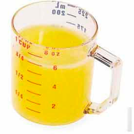 Measuring Cup, 1 Cup, Dry Measure, Clear