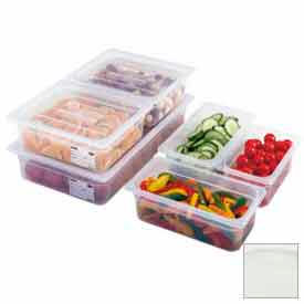 Food Pan, 1/2 Size, 4" Deep, Translucent Polypropylene, NSF