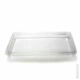 Camwear Plastic Food Pan, 20-7/8"L x 12-3/4"W x 2-1/2"H, Clear