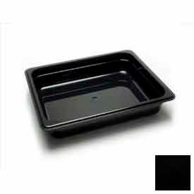 Camwear Food Pan, 12-3/4"L x 10-7/16"W x 2-1/2"H, Black