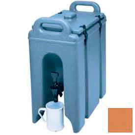 Camtainer Beverage Carrier, Insulated Plastic, 2-1/2 Gal, 16-1/2x9x18-3/8, Beige