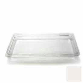 Plastic Food Pan, 20-7/8"L x 12-3/4"W x 2-1/2"H, White