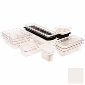 Plastic Food Pan, 20-7/8"L x 12-3/4"W x 6"H, White