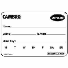 Food Rotation Label, Biodegradable, 3"L x 2"W, White