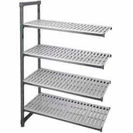 Camshelving Elements Add-On Unit, 21"W x 42"L x 72"H, Brushed Graphite