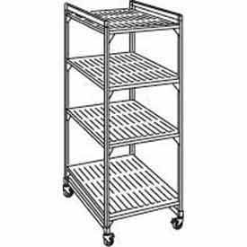 Camshelving Elements Mobile Starter w/Casters, 48"L x 18"W x 78"H, Brushed Graphite