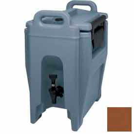 Ultra Camtainer Beverage Carrier, Insulated Plastic, 2-3/4 Gal., Dark Brown