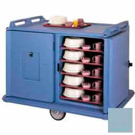 Meal Delivery Cart Low Profile, 2 Doors, 55-1/8 x 38 x 43-1/4, Slate Blue