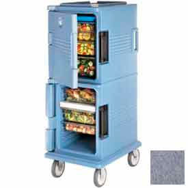 Ultra CamCart Food Pan Carrier, Front Loading, 6" Casters, Granite Gray