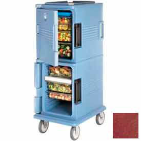 Ultra CamCart Food Pan Carrier, Capacity 60 Qt., 6" Casters, Brick Red