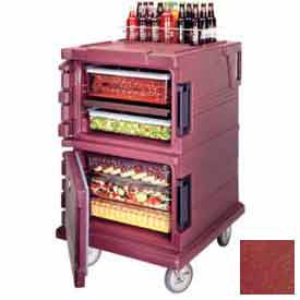 Ultra CamCart Food Pan Carrier, Front Loading, Capacity 90 Qt., Brick Red