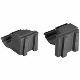 Camshelving Elements Corner Connector Set, Brushed Graphite