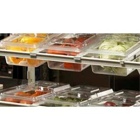 Divider Bar, angled, for Camshelving Elements, Raised Bar, Speckled Grey