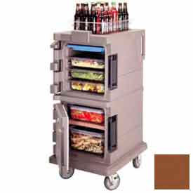 Ultra CamCart Food Pan Carrier, Front Loading, Capacity 45 Qt., Dark Brown