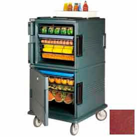 UPC1600402 - Ultra CamCart Food Pan Carrier, Front Loading, Molded-In Handles, Brick Red