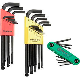 22PC. SAE/Metric Hex Set W/ FREE 8PC. Torx Fold-Up