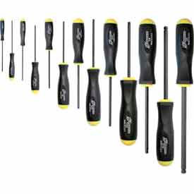 Set 13 Balldriver Screwdrivers .050"-3/8"
